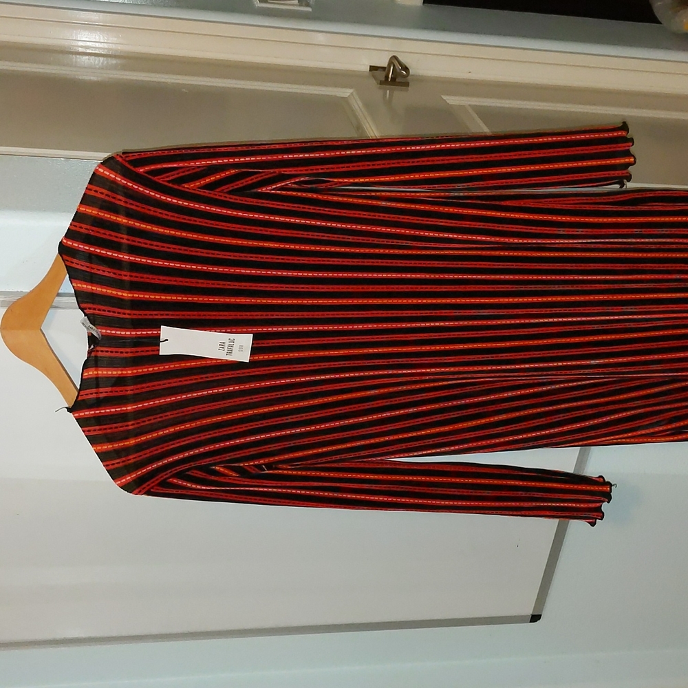 Zara Striped Sheer Dress S size